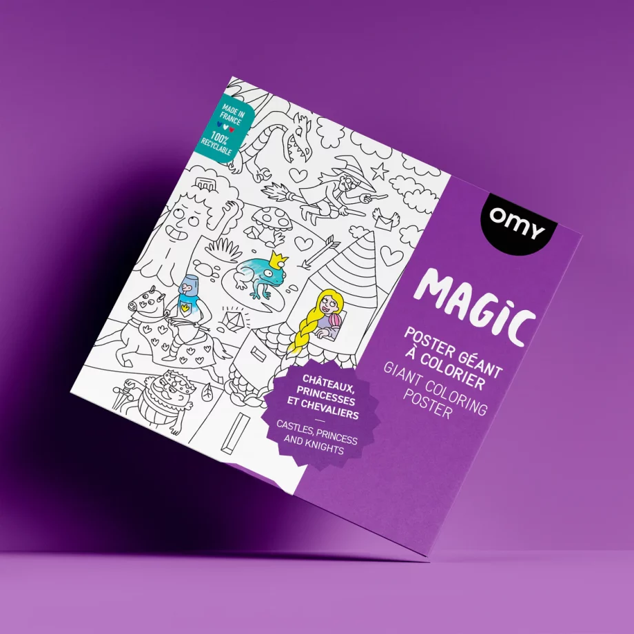 OMY | Magic - Poster géant à colorier