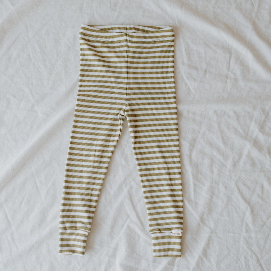 CLAUDE & CO | Matcha Stripe Legging