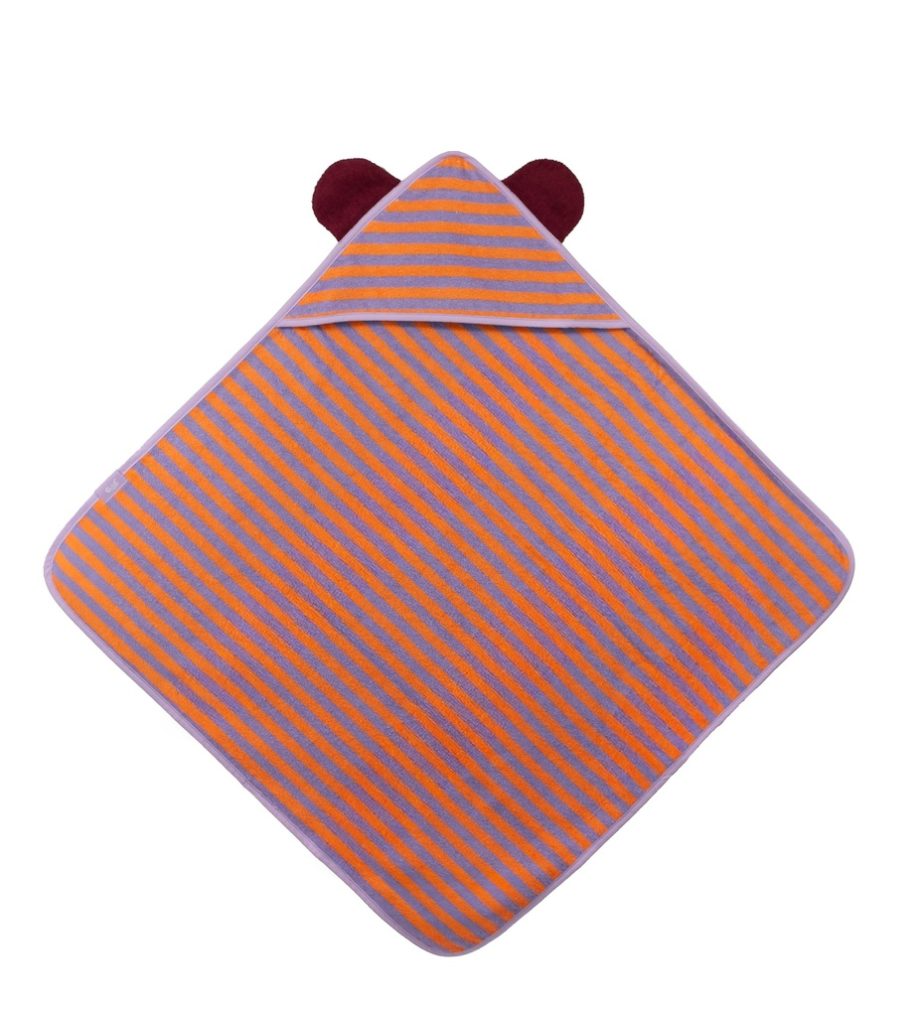 QUUT | CAPE DE BAIN COTTON 75X75 - OURS LAVANDE