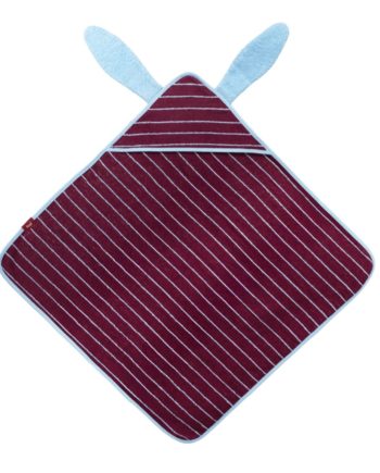 QUUT | CAPE DE BAIN COTTON 75X75 - LAPIN BORDEAUX