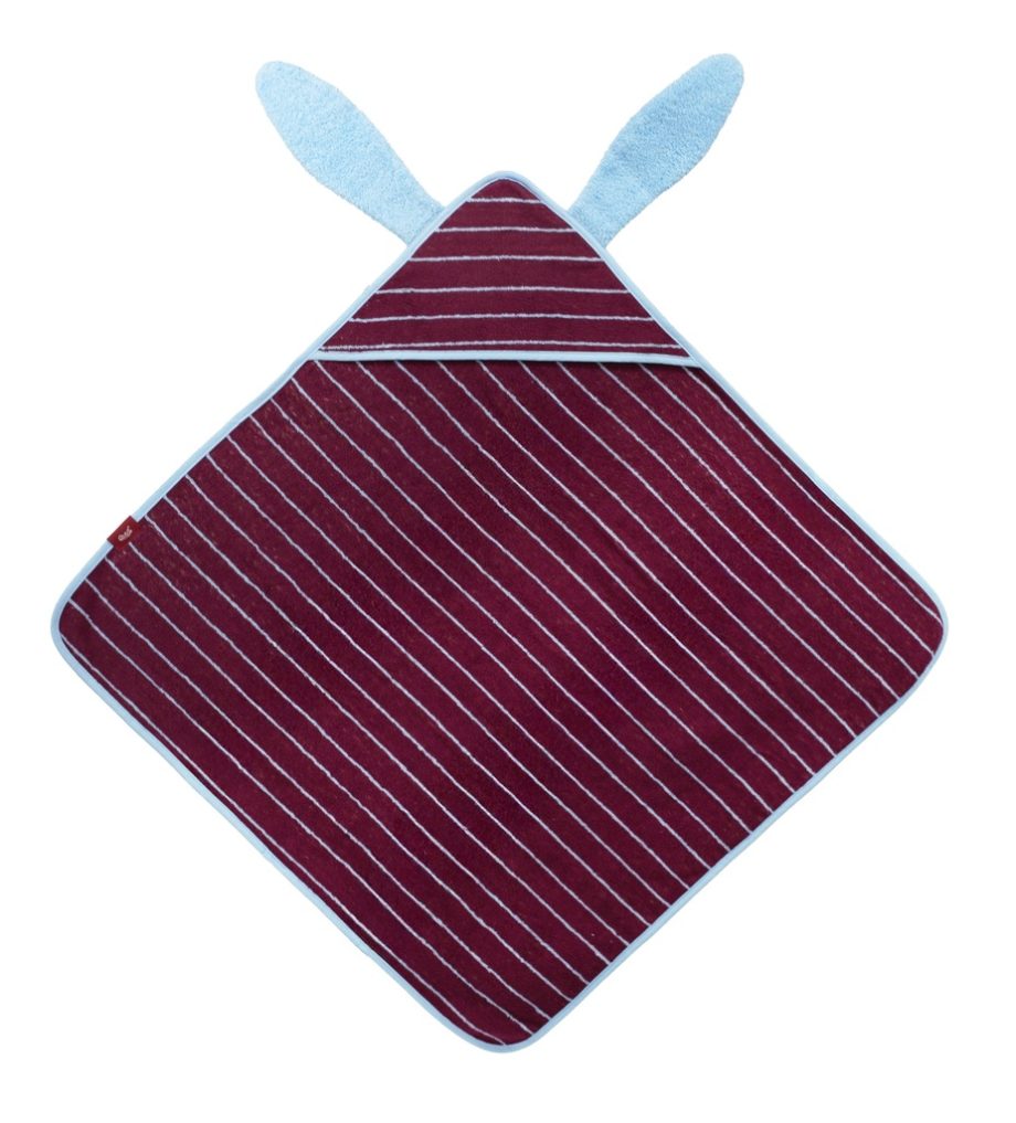 QUUT | CAPE DE BAIN COTTON 75X75 - LAPIN BORDEAUX