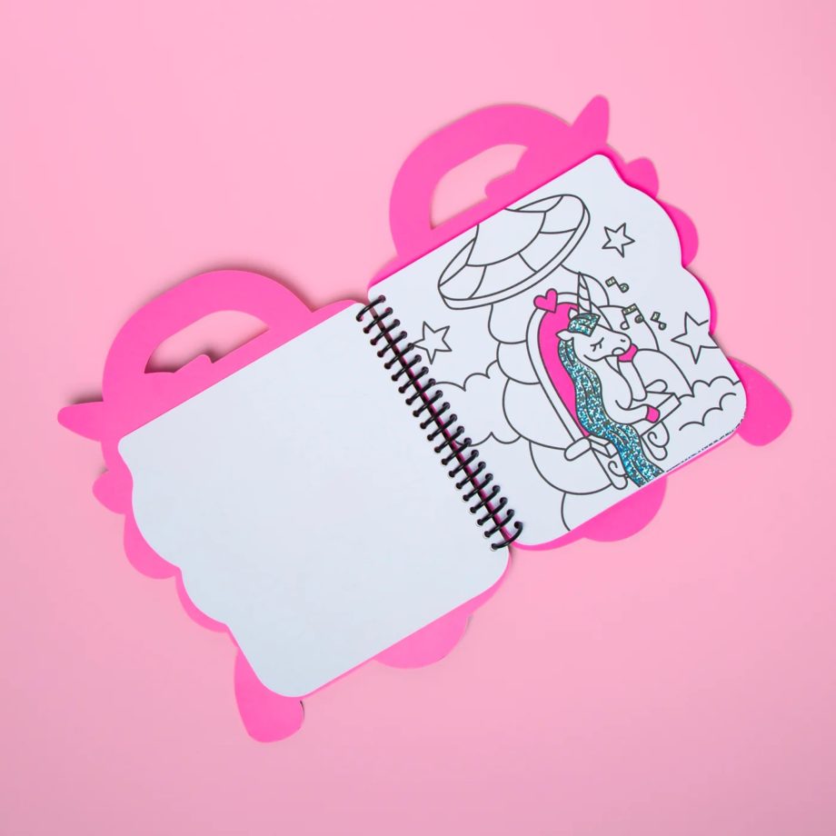 OMY | Super Coloring & Stickers Book -Licorne