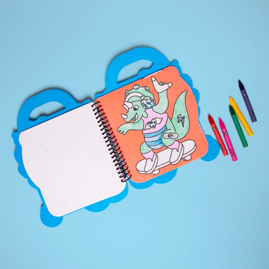OMY | Super Coloring & Stickers Book -Dinosaurs