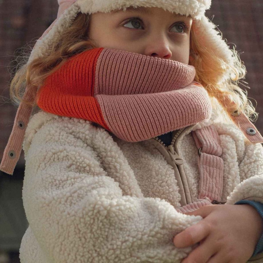 CHAMAYE | Snood Cosmic girl rose et orange