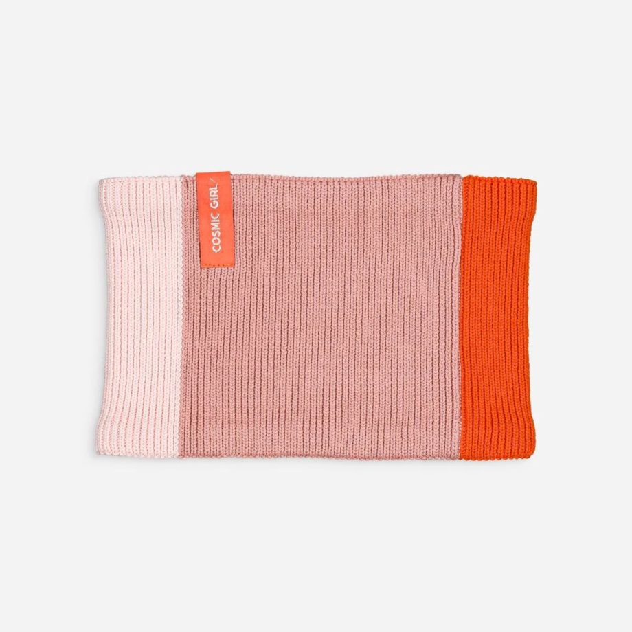 CHAMAYE | Snood Cosmic girl rose et orange