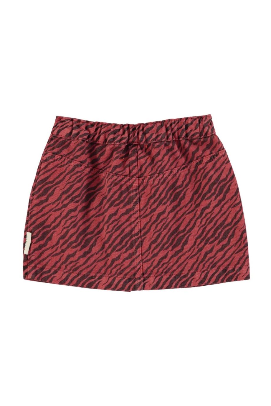 PIUPIUCHICK | Short skirt Bordeaux Zébra print