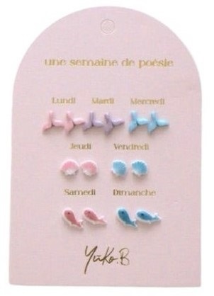 YUKO B | boucles d’oreille océan