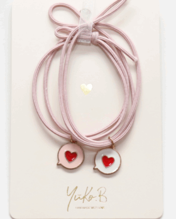 YUKO B | bracelets/ élastique à cheveux Cœur