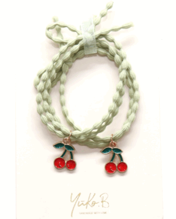 YUKO B | bracelets/ élastique à cheveux Cerises