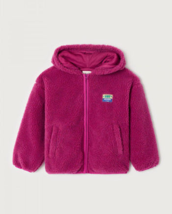 AMERICAN VINTAGE | Veste enfant Hoktown capuche ML FUCHSIA