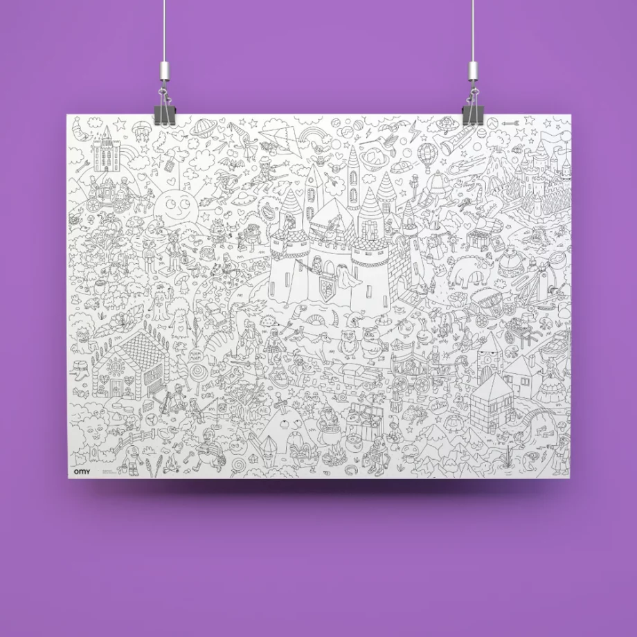 OMY | Magic - Poster géant à colorier