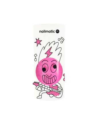 NAILMATIC |VERNIS À ONGLES ENFANT A L'EAU | PINKY GLITTERS FLUO PINK