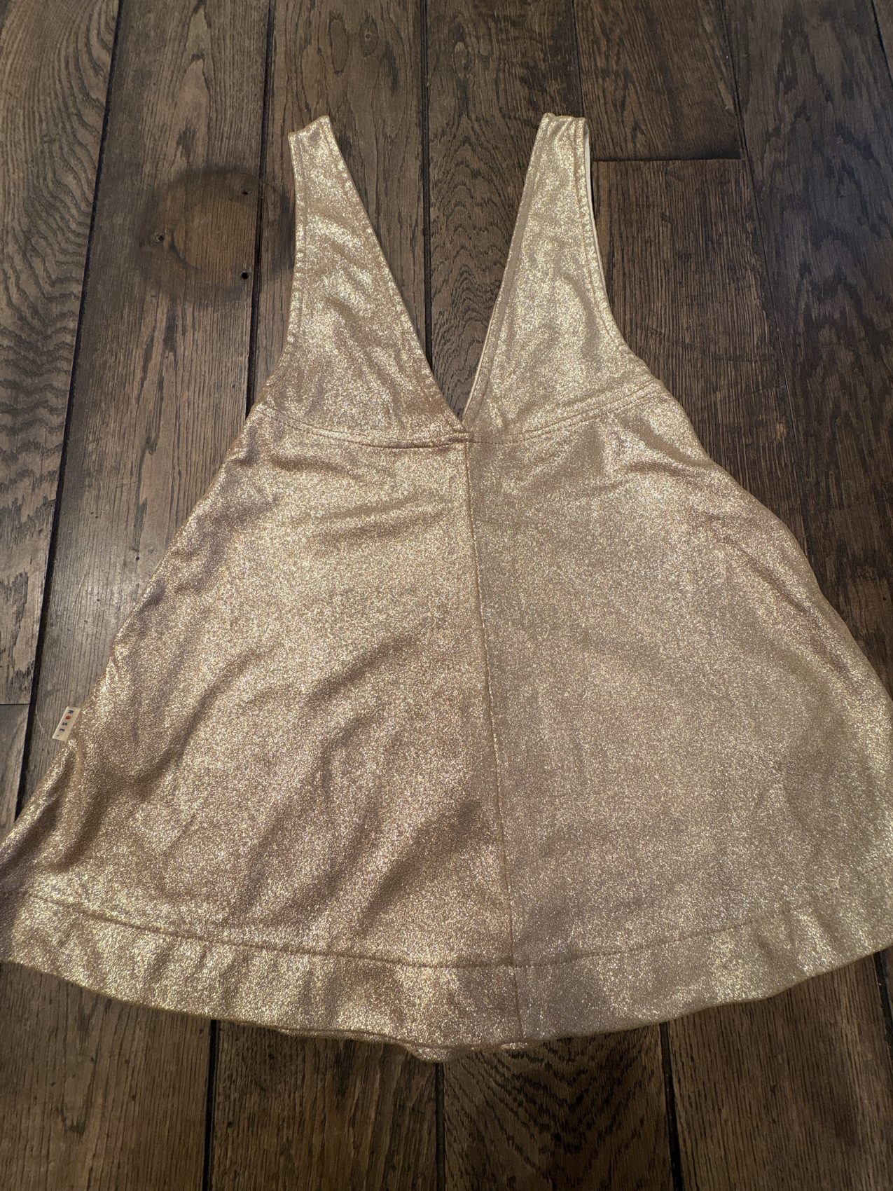 SECOND LIFE | robe Bellerose dorée 6 ans