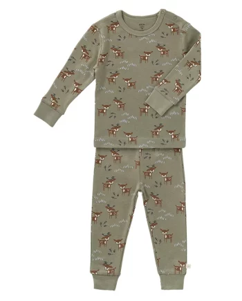 FRESK | Pyjama 2 pièces Deer Olive