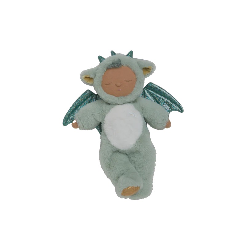 OLLI ELLA | COZY DINKUMS dragon Ash Green