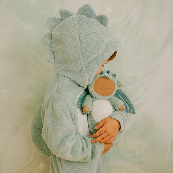 OLLI ELLA | COZY DINKUMS dragon Ash Green