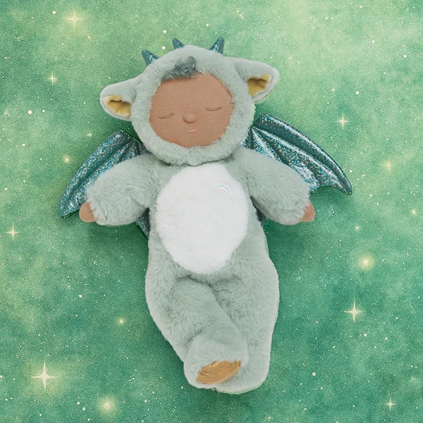 OLLI ELLA | COZY DINKUMS dragon Ash Green