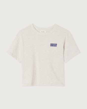 AMERICAN VINTAGE | T-shirt YKOBOW GRIS ARTIQUE CHINE