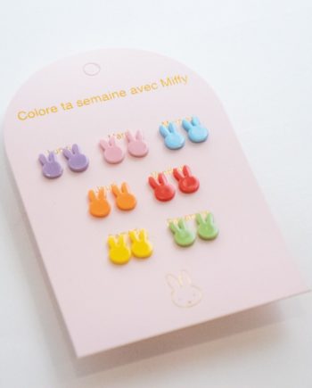 YUKO B | PACK DE 7 BOUCLES D'OREILLES MIFFY