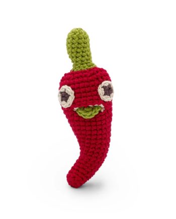 MYUM | Hochet piment en crochet en Cotton bio