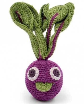 MYUM | Hochet Betterave en crochet en Cotton bio