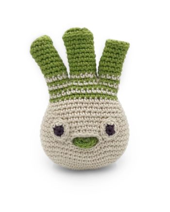 MYUM | Hochet fenouil en crochet en Cotton bio