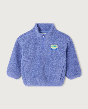 AMERICAN VINTAGE | VESTE COURTE AMPLE HOKTOWN ML COL ZIPPE PROVENCE CHINE