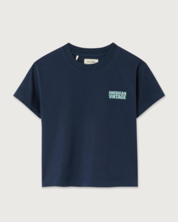 AMERICAN VINTAGE | T-SHIRT GIXY manches courtes NAVY