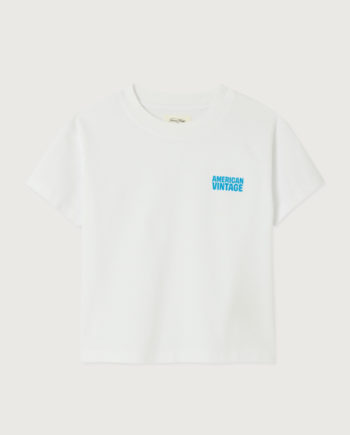 AMERICAN VINTAGE | T-SHIRT GIXY manches courtes WHITE