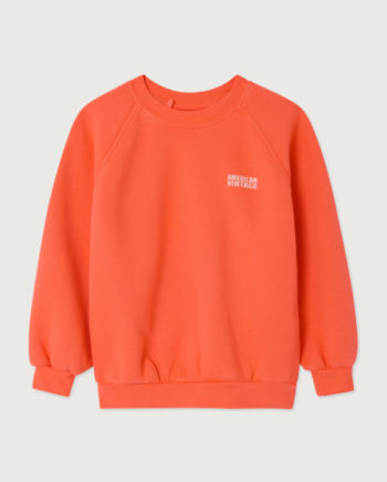 AMERICAN VINTAGE | Sweat enfant Izubird MANDARINIER VINTAGE
