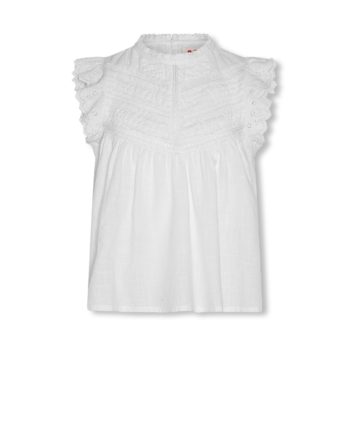 AO76 | Mia shirt jean vintage white