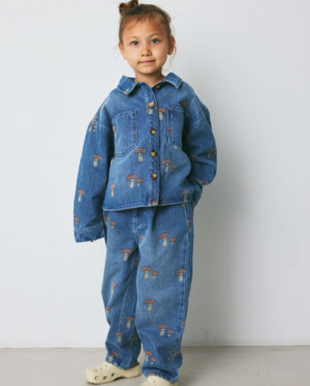 BRUNOBRUNO NATION | Dorethy AOP Jeans Mid Blue Denim AOP