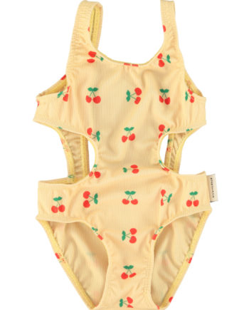 PIUPIUCHICK | trikini | light yellow w/ cherries