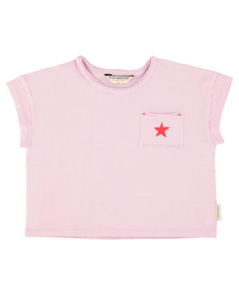 PIUPIUCHICK | t'shirt | lilac w/ "A" print