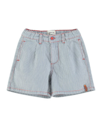 PIUPIUCHICK | boy shorts | ecru w/ indigo stripes
