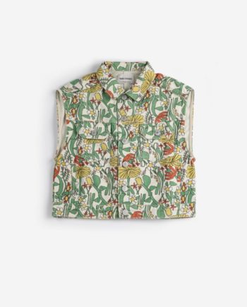 BOBO CHOSES | Color Herbalist all over twill vest