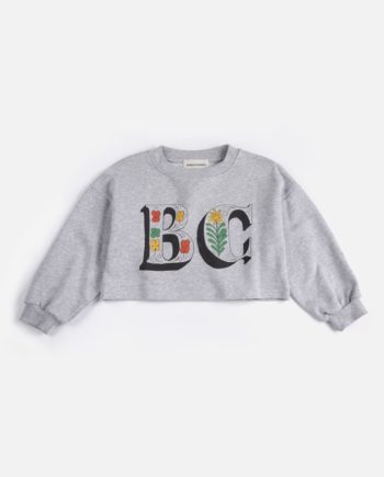 BOBO CHOSES | Spring Letters cropped sweatshirt