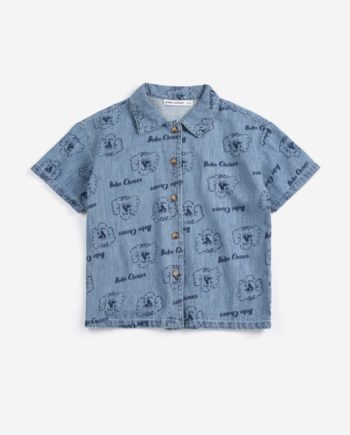 BOBO CHOSES | Pickle The Dog all over denim shirt