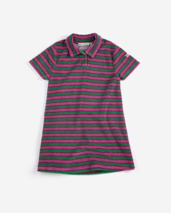 BOBO CHOSES | Striped terry cloth polo dress