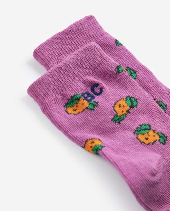 BOBO CHOSES BABY | Tangerine all over short socks