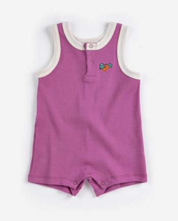 BOBO CHOSES BABY | Tangerine playsuit