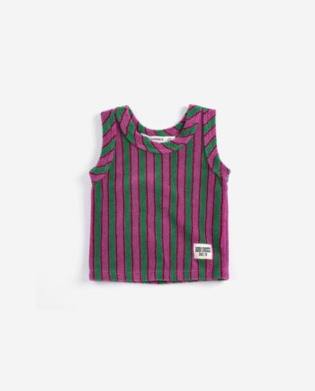 BOBO CHOSES BABY | Striped terry cloth tank top