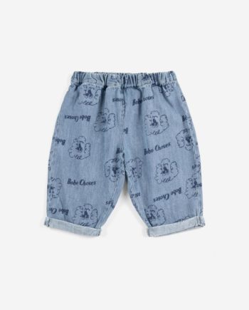 BOBO CHOSES BABY | Pickles The Dog all over denim pants