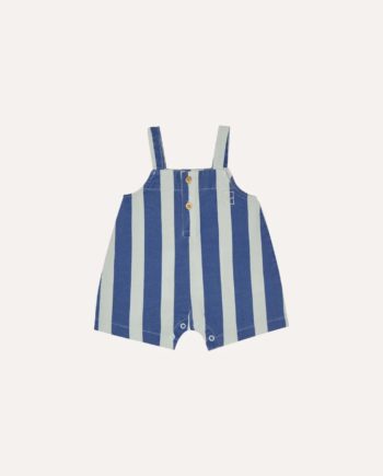 THE CAMPAMENTO |  Blue Stripes Washed Baby Dungaree