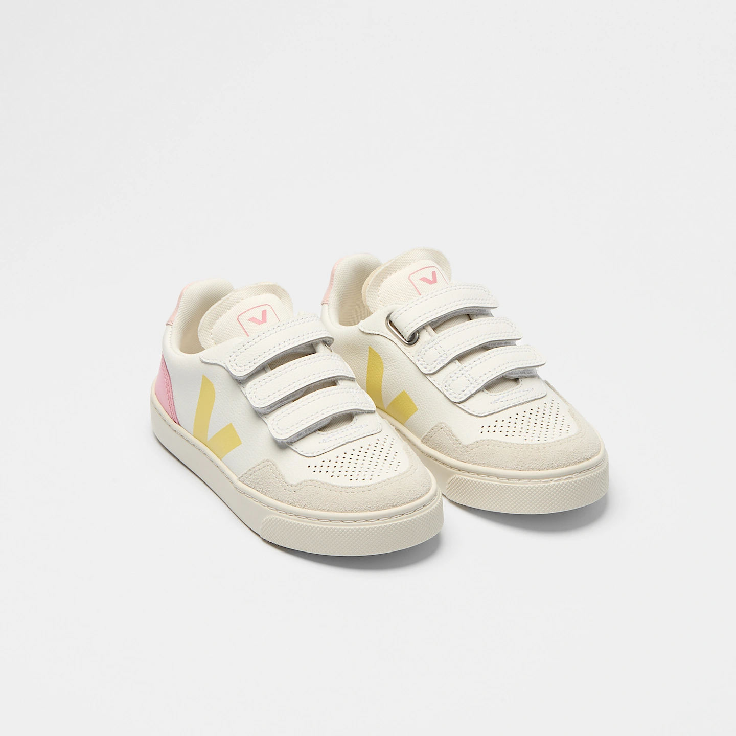 VEJA | V-90 LEATHER WHITE AURORA GLIMMER
