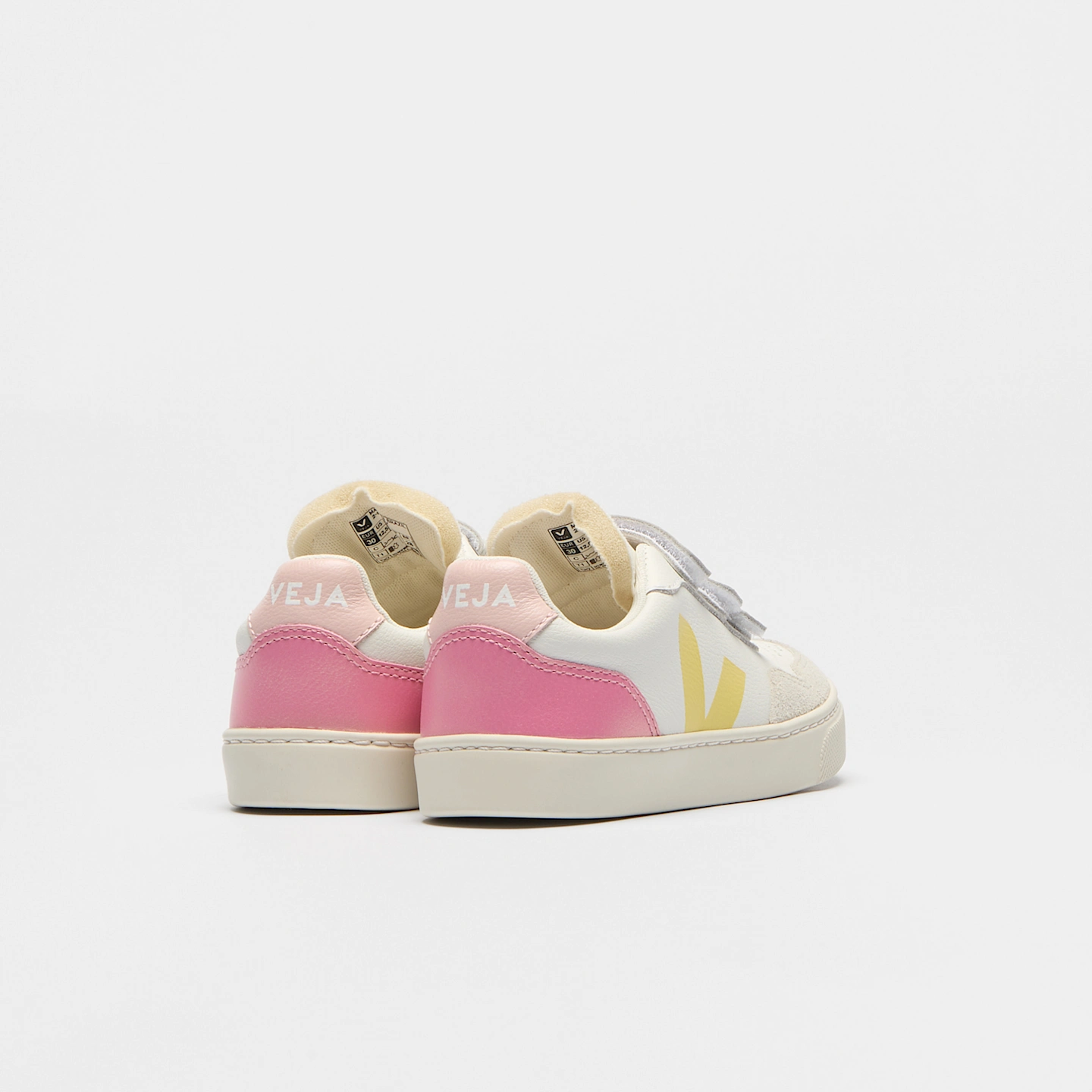 VEJA | V-90 LEATHER WHITE AURORA GLIMMER
