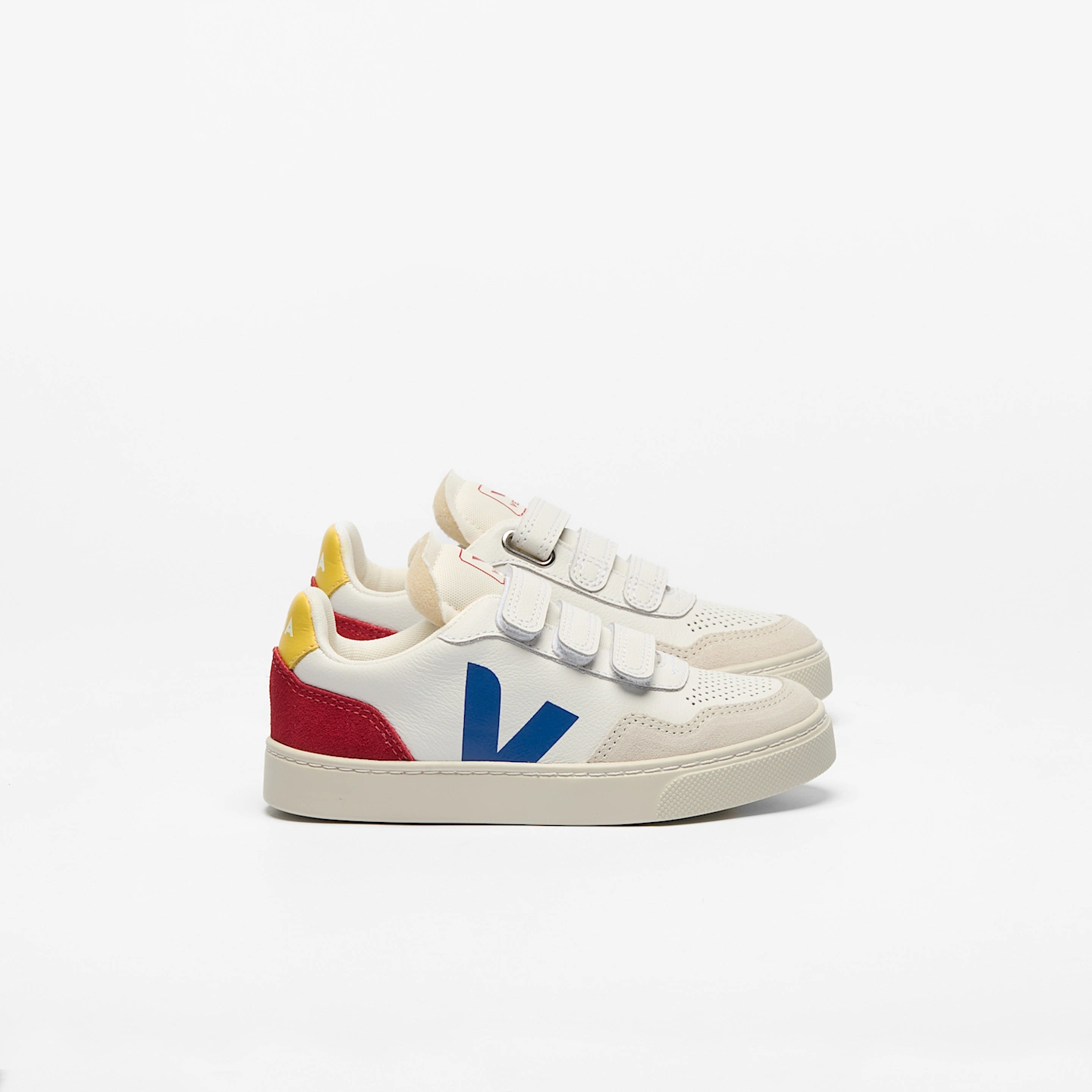 VEJA | V-90 LEATHER WHITE INDIGO PEPPER