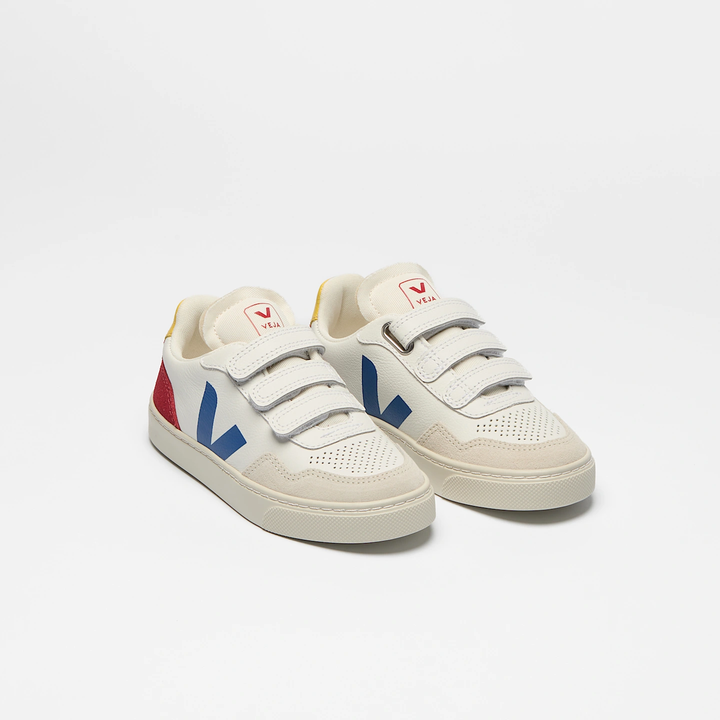 VEJA | V-90 LEATHER WHITE INDIGO PEPPER