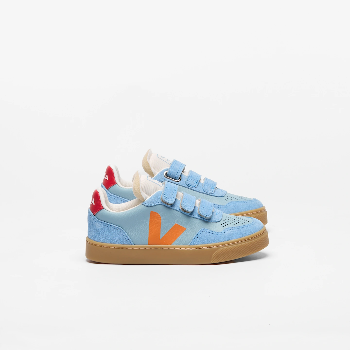 VEJA | V-90 LEATHER STEEL FURY NATURAL
