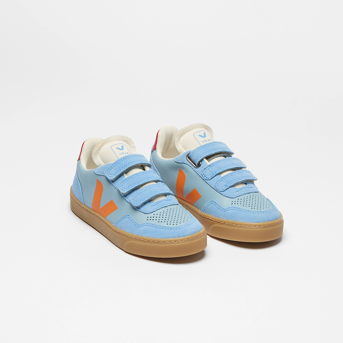 VEJA | V-90 LEATHER STEEL FURY NATURAL